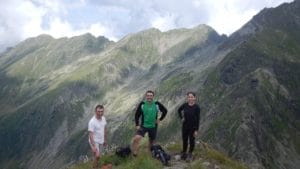 Custura Sărății, de pe vârful Șerbota