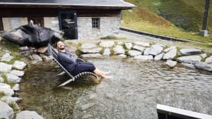 Hidromasaj cu apă ca gheața