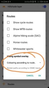 OsmAnd - setare afișare marcaje