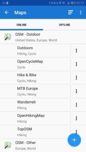 Locus Map - diverse hărți