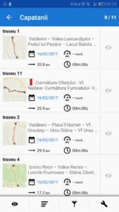 Locus Map - trasee salvate