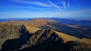Vedere de pe vârf - în stânga, Făgărașul