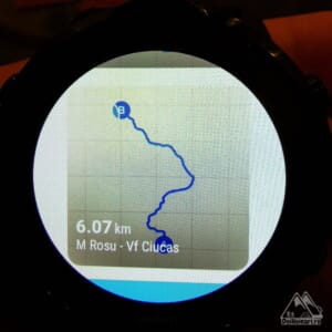 Selectare ruta pe Suunto 7