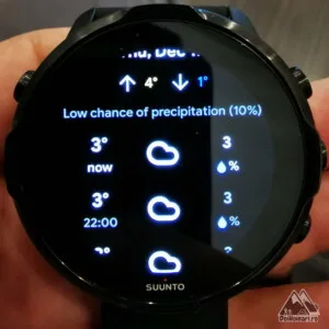 Suunto 7 - vremea