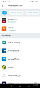 Suunto și integrarea cu alte servicii