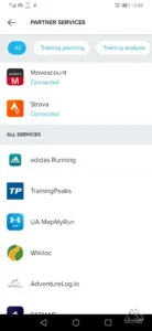 Suunto și integrarea cu alte servicii