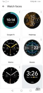 WeasOS - setarea fețelor ceasului