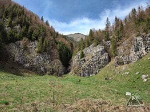 Poiana de la intrarea în Scocul Urzicarului